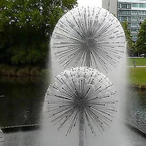 Une caractéristique extérieure minimaliste <span class=keywords><strong>et</strong></span> esthétique de l'<span class=keywords><strong>eau</strong></span>: fontaine de pissenlit - Product Image 2