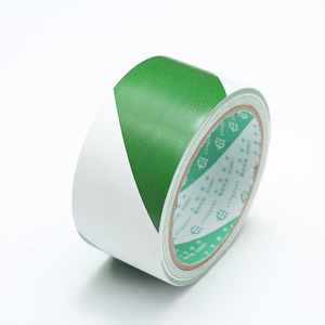 Haute visibilité jaune noir zèbre croisement ruban PVC isolation de sol sécurité alarme incendie avertissement papier acrylique activé par l'eau - Product Image 4