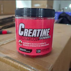Wholesale OEM Private Label Sugar Free Vegan 5000mg Pre Workout Energy Boost <b>Creatine</b> <b>Monohydrate</b> Gummies - Product Image 2
