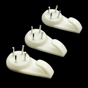 Abs Four Nail Traceless <b>Hooks</b> 5-10kg Load Single <b>Hook</b> For Home Wall Hanging Picture Frames Wedding Photos - Product Image 1