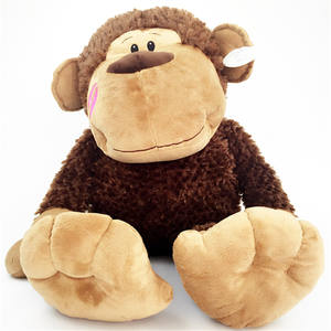 Regalo de relleno de calcetín de Navidad-Gorila esponjoso de 6 "con beso volador, Mini animal de peluche para niños Secret Santa - Product Image 1