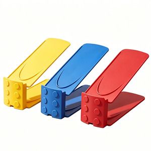 Zapatero estilo bloques de doble capa, ajustable, que ahorra espacio, para zapatillas, botas, tacones altos, para sala de estar, entrada, balcón, armario - Product Image 2