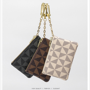 Le donne 2025 personalizzano il <span class=keywords><strong>portafoglio</strong></span> <span class=keywords><strong>di</strong></span> marchi classici da uomo in pelle sintetica alla moda Lux borsellini porta carte <span class=keywords><strong>di</strong></span> credito portafogli - Product Image 4