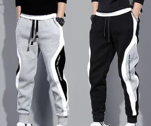 Yeni stil özel logo erkek spor joggers sweatpants spor giyim erkekler uzun stil spor erkek pantolon