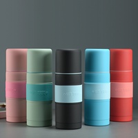 Tasse à thé isotherme en acier inoxydable sous vide avec paille, isolation thermique 6-12 heures, style européen, cadeau pour le bureau et l'extérieur