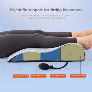 Almohada de Elevación de Piernas con Espuma Viscoelástica Inteligente y Ajuste de Altura con Bolsa de Aire, Marca YUE RISE, OEM/ODM, Favorece <span class=keywords><strong>la</strong></span> Circulación - Product Image 2