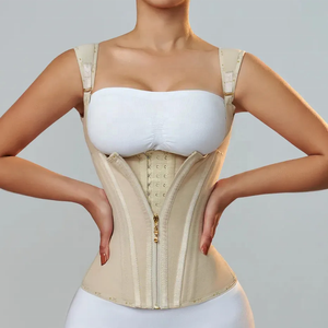Corsé Reductor de Cintura para Mujer al por Mayor, Faja Moldeadora con Varillas de Acero, Quemador de Grasa Abdominal con Cremallera - Product Image 2