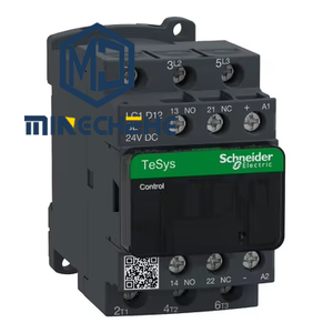 Contacteur LC1D12BL LC1D09BL 3P AC-3, bobine 24V DC, 690V 50/60Hz, montage sur rail DIN pour commutation de puissance en automatisation industrielle - Product Image 1