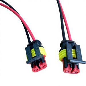 2핀 방식 방수 전기 와이어 커넥터 플러그 자동차용 새 배선 하네스 - Product Image 1