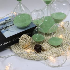 最高の価格キッチン調理砂時計最も人気のある2時間結婚披露宴のための大きな砂時計カラフルな砂砂時計 - Product Image 6