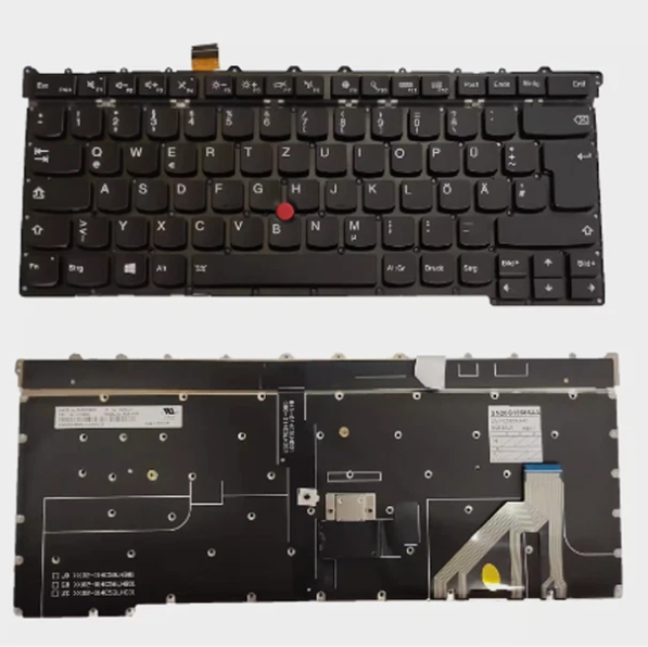X1 carbone 7e Gen 2019 20R1 20R2 Clavier rétroéclairé suédois