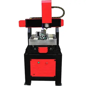 SongLi 4 axis small Jade engraving machine 6060 CNC router with rotary device for cutting soft metal stone jade