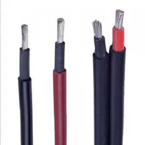 TUV Approved single core electric wire dc power pv solar cable