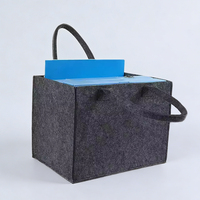 Bolsa de Fieltro de Gran Capacidad para Regalos Promocionales, Publicitaria, con Logotipo Personalizado, Bolsa de Compras de Fieltro para Mujer con su Logotipo