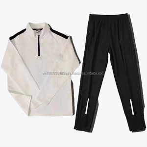 Conjunto Deportivo para Hombre de Secado Rápido, Cuello Alto, Manga Larga, Media Cremallera, Estilo Moderno para Correr - Product Image 4