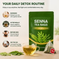 Thé de séné pour diététiciens, pour la purification corporelle, sachets de thé de feuilles de séné pures, thé de feuilles de séné amincissant, prêt à être expédié