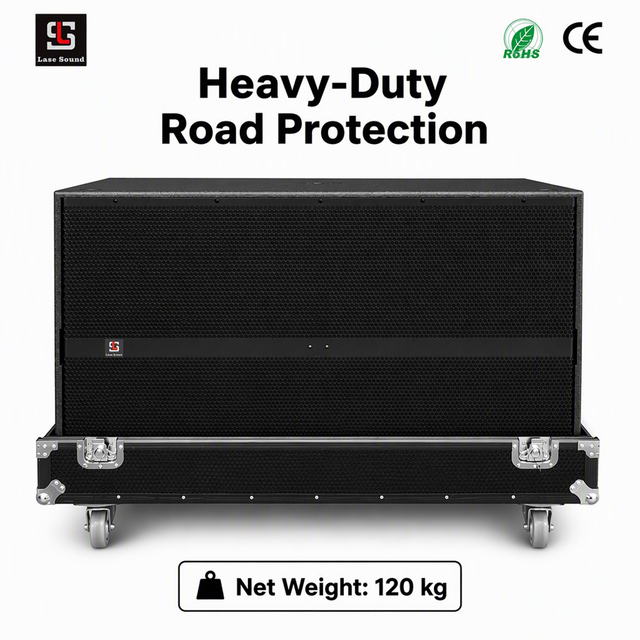 Dual 21 Inch Neodymium Active Subwoofer 6000W 4/8 Ohm Professional Audio System with German DSP Big Power Bass for Line Array