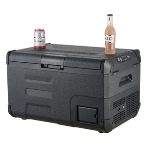 Mini-réfrigérateur portable pour voiture 40L PP, zone unique, batterie 12V/24V, autonomie 4-5h, porte réversible pour camion et usage domestique - Product Image 6
