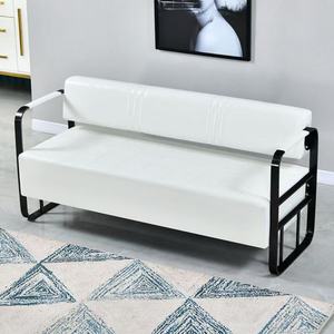 Sillón Moderno de Cuero y Sintético para Barberías y Salones de Belleza y Spa - Product Image 5