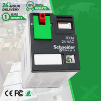 Relais de commutation DPDT industriel Schneider RXM2AB2B7 100% neuf d'origine Harmony RXM 24VAC 12A 2 avec LED