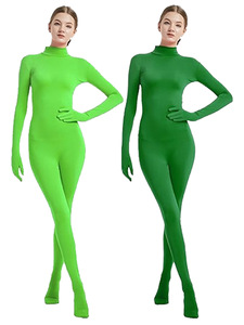 Traje Zentai de Cuerpo Entero de Spandex Negro para Adultos XJ, Mono con Pies, Unisex, Disfraz de Halloween de Invisibilidad para TV y Cine, Ajustado al Cuerpo - Product Image 4