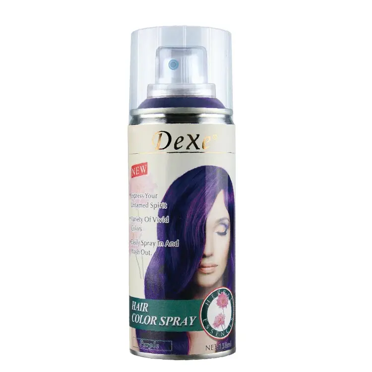 Dexe-tinte permanente para el cabello, Spray de Color temporal y lavable