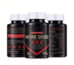 Nitric Oxide Booster Supplement Formula Men's <b>Pills</b> Natural Male Enhancement Capsules Energy Stamina for Adults - Product Image 2