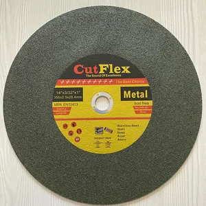 Cutting Disc Cut Off Wheel Green Cutting Disc Flat Type Cutting Disc Inox/ Metal MPA EN12413 Color For Metal And Ss 14 Inch 4''/ 14'' 1mm~3mm