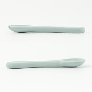 Household BPA-Free Food Grade Silicone <b>Baby</b> Spoon and Fork Set Utensils for <b>First</b> Feed Training & Toddlers - Product Image 4