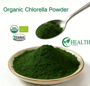 유기농 클로렐라 파우더 100% 순수 천연 녹조류 보충제 - Product Image 2