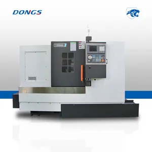 Automatische hydraulische Kraft Schräg bett drehmaschine CNC-Maschine TCK65 Torno CNC Hochpräzises Metall Russland Ägypten Travel Marketing