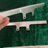 Machine d'emballage automatique pour Biscuits et barres de chocolat, ligne de Production, Snack alimentaire, sac en plastique, lames de coupe, couteau à dents