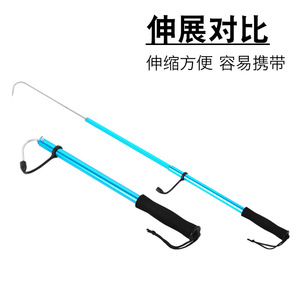 Hameçons d'ancrage pour étang de pêche, en acier inoxydable, rétractables, avec poignée en caoutchouc pour une meilleure préhension - Product Image 2