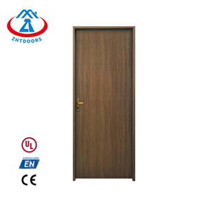 ZHTDOORS répond aux normes modernes GB Certificat d'<span class=keywords><strong>occasion</strong></span> résistant à la chaleur avant anti-fumée portes coupe-feu affleurantes 90 min - Product Image 5