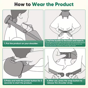 Masseur de cou et d'épaules bionique 2025 N7, masseur pétrissant, châle, 3 modes de niveau, <span class=keywords><strong>massage</strong></span> des muscles du corps, de la taille, des jambes, oreiller de <span class=keywords><strong>massage</strong></span> - Product Image 6