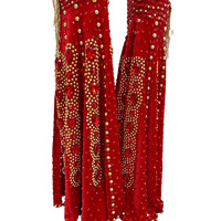 Combinaisons à paillettes rouges pour femmes, tenues de festival de musique country, vêtements de scène, tenue de DJ, chanteuse, danseuse gogo, costume
