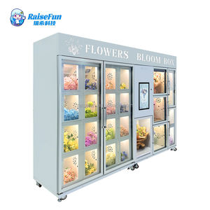 스마트 꽃 자판기 24 시간 셀프 서비스 자동 꽃다발 디스펜서 터치 스크린 다중 지불 시스템 - Product Image 3