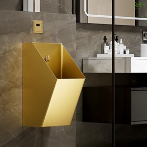 Phong cách hiện đại của nam giới treo tường bằng thép không gỉ BồN TiểU tự động cảm ứng nhà vệ sinh với phong cách hiện đại cho khách <span class=keywords><strong>s</strong></span>ạn - Product Image 2