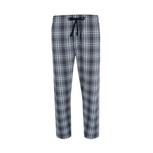 Pyjama urbain décontracté en flanelle pour hommes, silhouette douce, idéal pour se détendre en soirée et dormir confortablement - Product Image 1