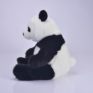 Orso di Peluche Promozionale Personalizzato Prodotto dal Produttore, Piccolo <span class=keywords><strong>e</strong></span> Soffice, Seduto, Gigante, <span class=keywords><strong>Bianco</strong></span> <span class=keywords><strong>e</strong></span> <span class=keywords><strong>Nero</strong></span>, Giocattolo Imbottito - Product Image 3