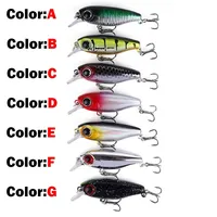 Petit leurre de pêche au design japonais 3g 40mm, appât dur pour perche, truite, bar, 1 2022, nouveauté