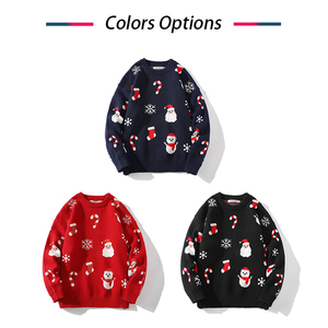 OEM y ODM fiesta de vacaciones de punto Sweaterwinter alta calidad personalizado feo Navidad suéteres - Product Image 6