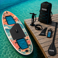 Planche à pagaie gonflable tout-terrain personnalisée avec fenêtre panoramique, personnalisation du logo gratuite, livraison la plus rapide en 7 jours