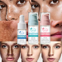 Kit de Soins de la Peau en Gros à Marque Blanche : Sérum et Crème à l'Acide Hyaluronique pour Estomper les Taches Brunes, Hydrater, Anti-Âge, Raffermer et Éclaircir