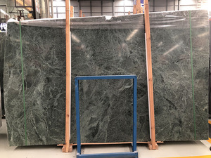 Marbre Verde Alpi, prestigieux marbre italien vert foncé avec de spectaculaires veines blanches - Product Image 1