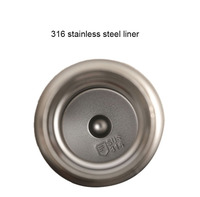 Bouteille isotherme personnalisée en acier inoxydable 316, tasse cadeau, anti-fuite, double paroi sous vide, thermos de voyage avec filtre à thé