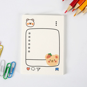 Sáng tạo Kawaii tự dính Memo Pads rắn màu sắc để làm danh sách cho sinh viên và văn phòng sử dụng với nhanh nhẹn sản xuất cho DTC - Product Image 5