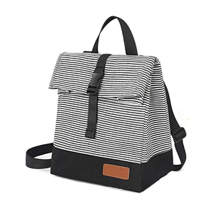 Personality Custom Letter Printing Pattern Waterproof Lunch <b>Box</b> <b>Cooler</b> Bag Food Insulated Thermal Oxford Fabric Shoulder - Product Image 1