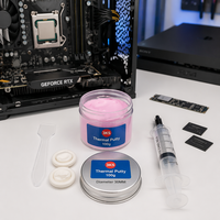 Pâte thermique en silicone haute résistance à la température, sans écoulement, pour ordinateur portable, serveur AI, produits 5G