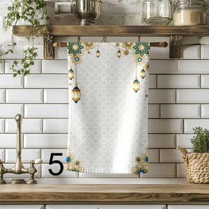 Serviettes de cuisine en coton personnalisées pour les fêtes, serviettes de thé, serviettes de cuisine - Product Image 5